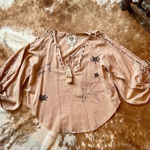 Z & L Cotton Boho Top